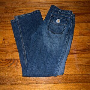 Carhartt Blue Jeans Wide Leg Size 18 | Good Condition